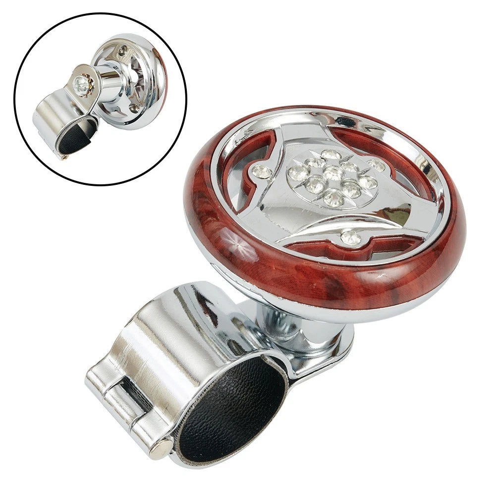 Steering Wheel Spinner Knob for Boat Control (Electroplating Handle)