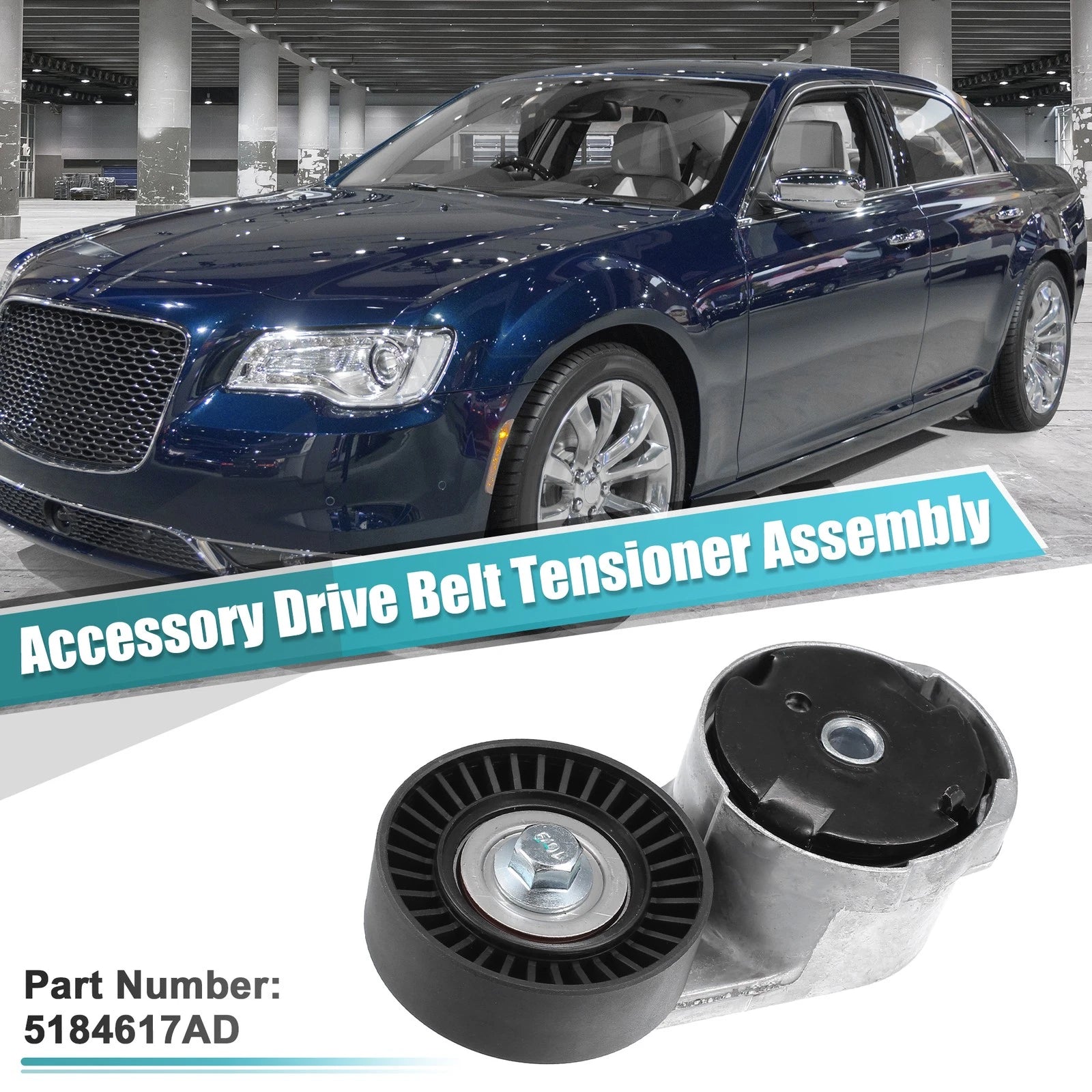 Automatic Drive Belt Tensioner Replacement for Dodge Ram and Jeep (2009–2020)