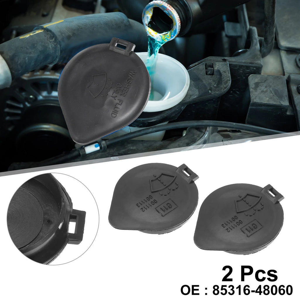 Windscreen Washer Fluid Reservoir Cap 2 Pcs Replacement for Lexus Toyota (2008–2022)