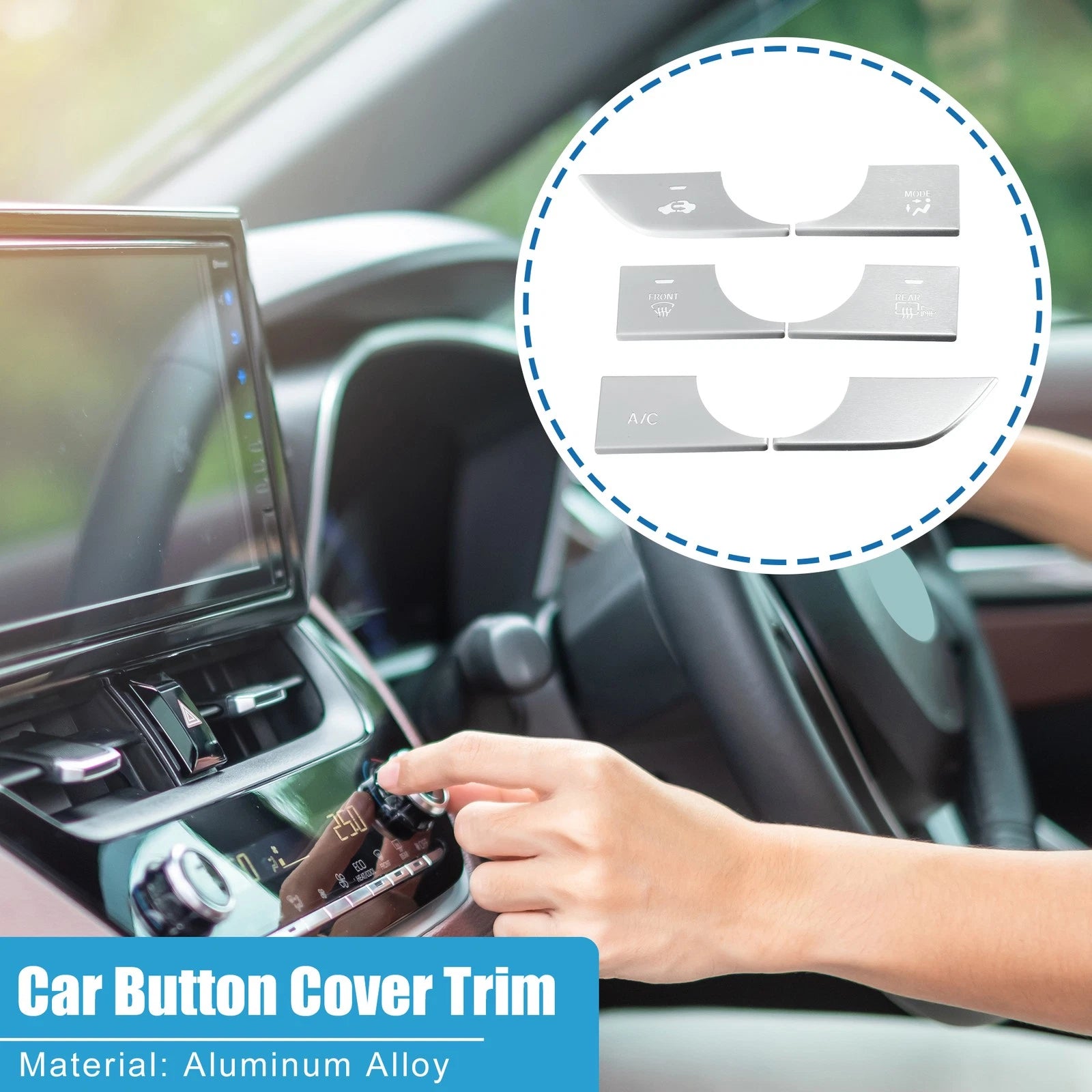 Dashboard AC Button Cover Trim OEM Replacement for Honda Civic 11th (2022–2026)