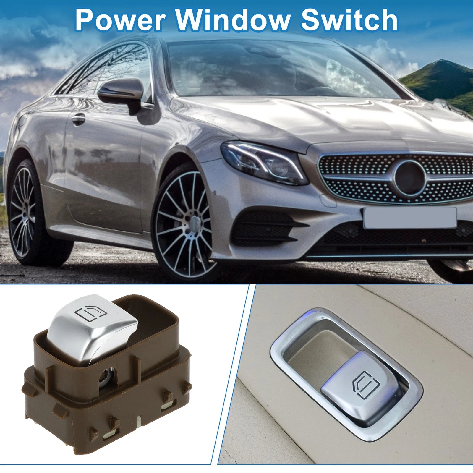 Power Window Switch for Mercedes-Benz E200 E250 E300 E350 (2010–2016)