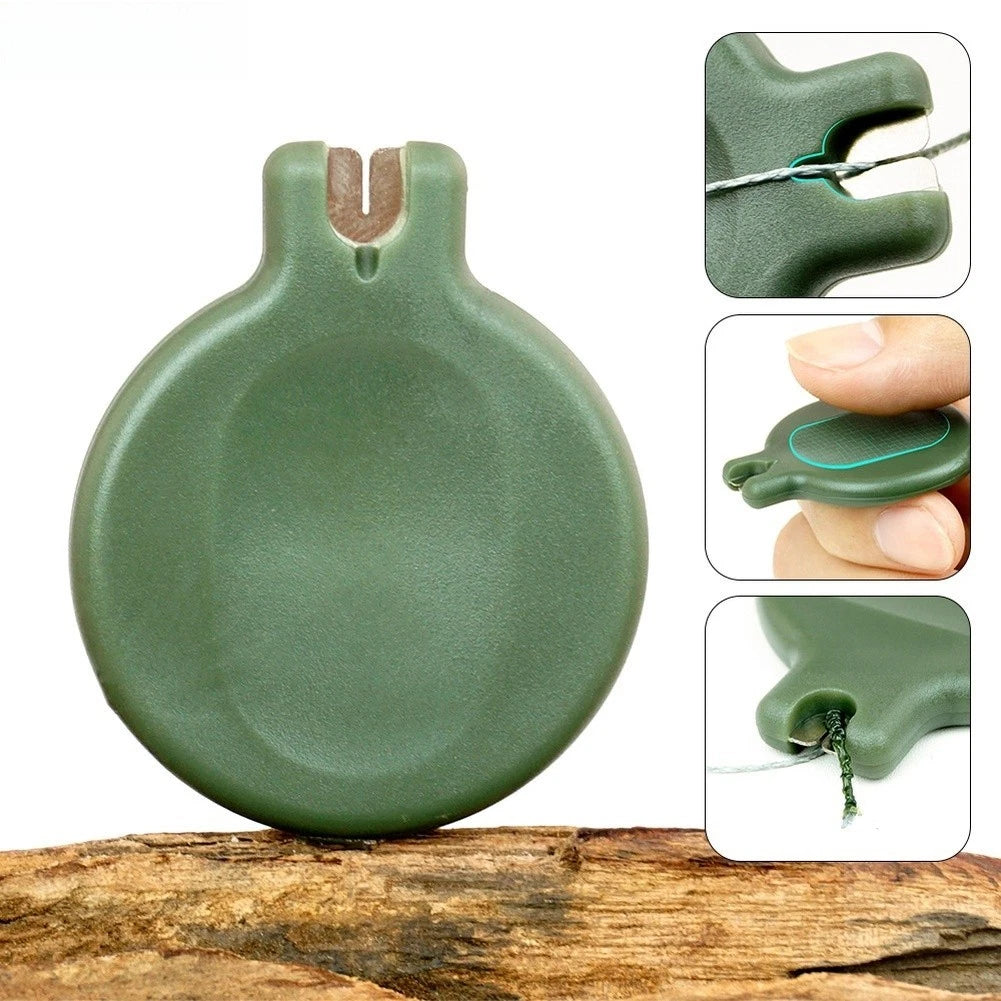 2X ABS Olive Green Fishing Line Stripper Knot Puller Tool for Carp