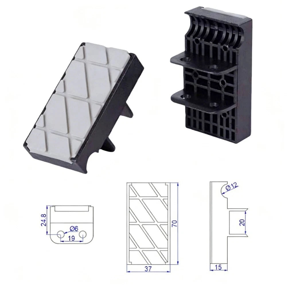 70x37mm Conveyance Chain Support Pad for Edge Banding Tools