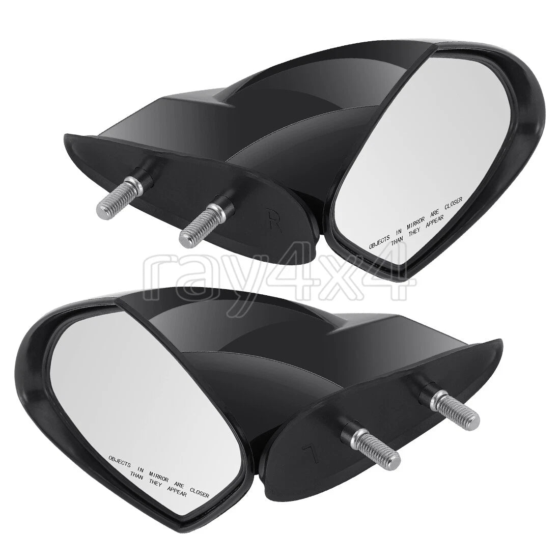 2 Black Mirrors for Yamaha VX WaveRunner (2005–2009)