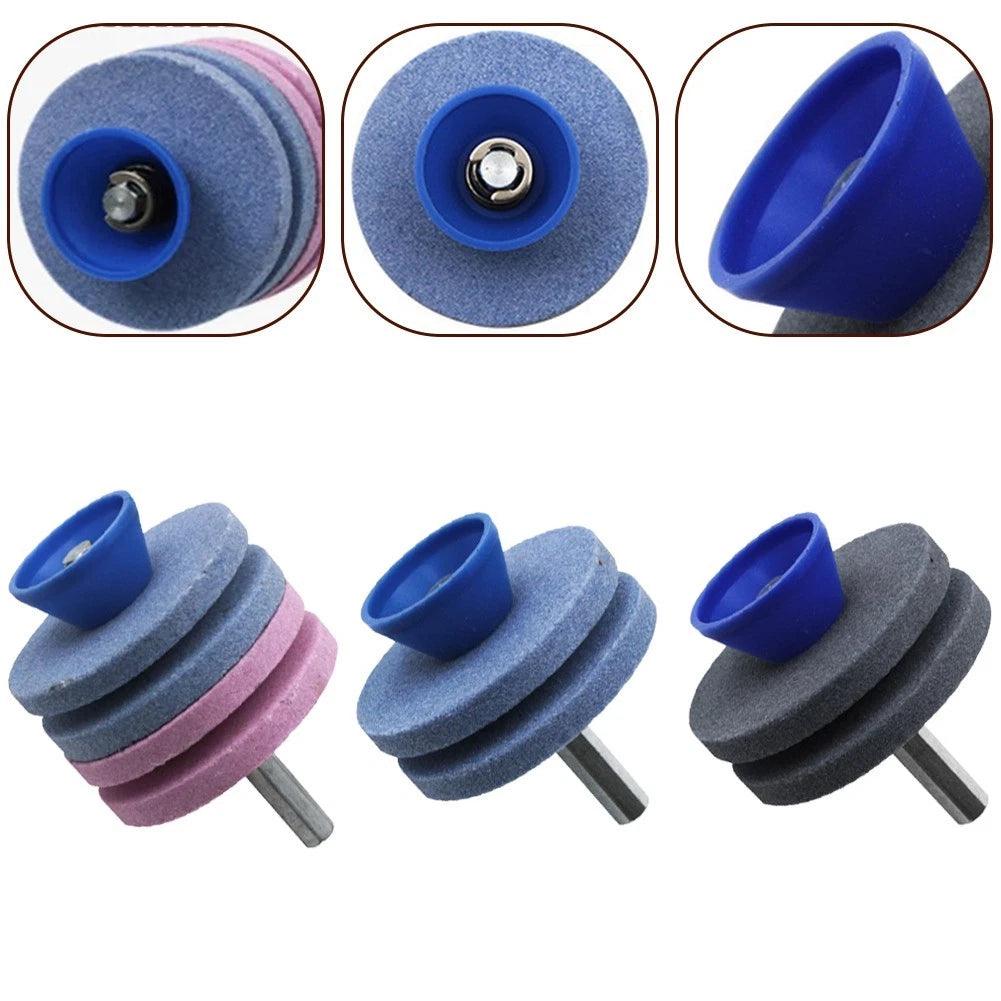 4X Grinding Wheel Whetstone Sharpener for Blade Restoration