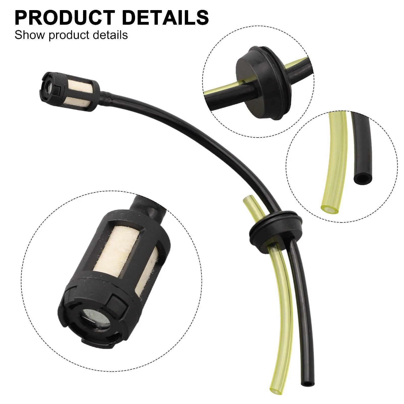 Complete Fuel Line Solution for - Petrol Hose, Filter, Grommet