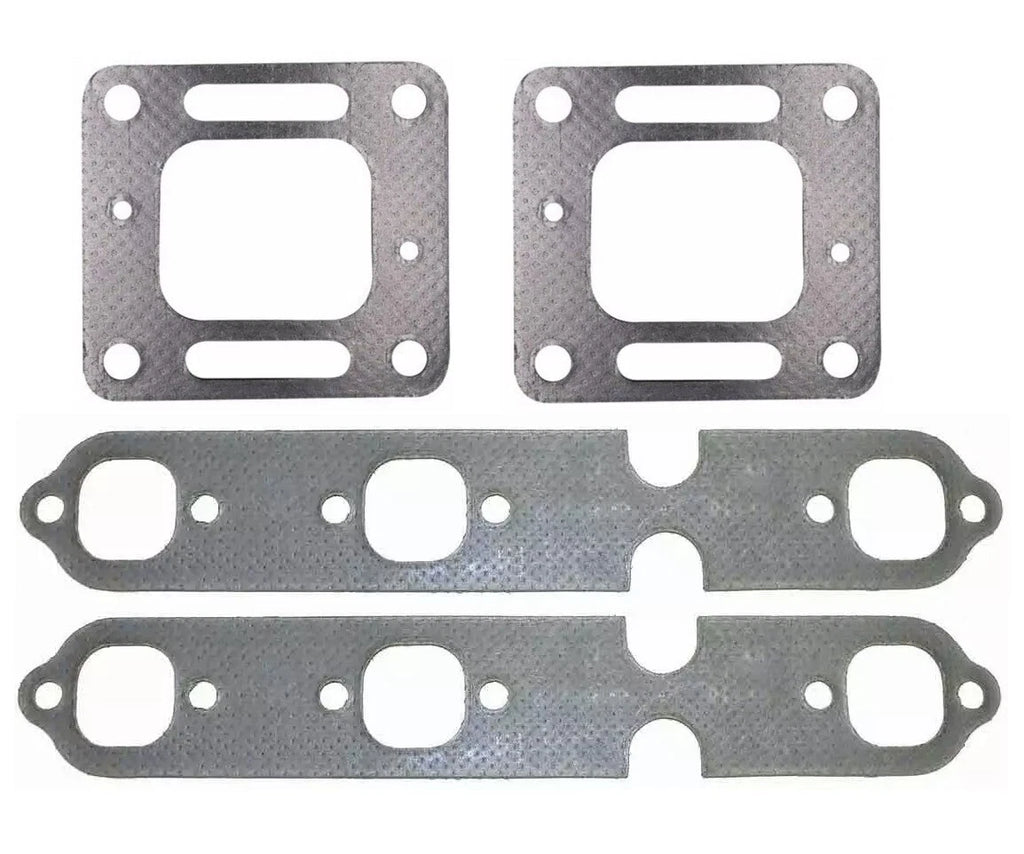 Set of 2 Exhaust Riser Elbow Gaskets for Mercruiser 4.3L V6 (27-863724, 27-99757)