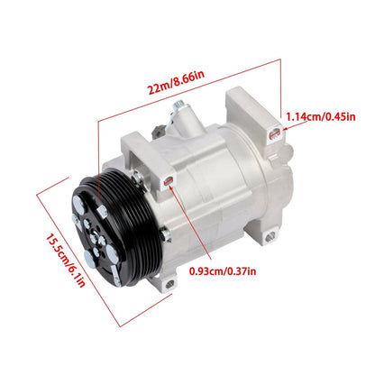 AC Compressor for Chevrolet Silverado 1500 2500 HD 3500 HD (2003–2010) 4.3L 6.6L