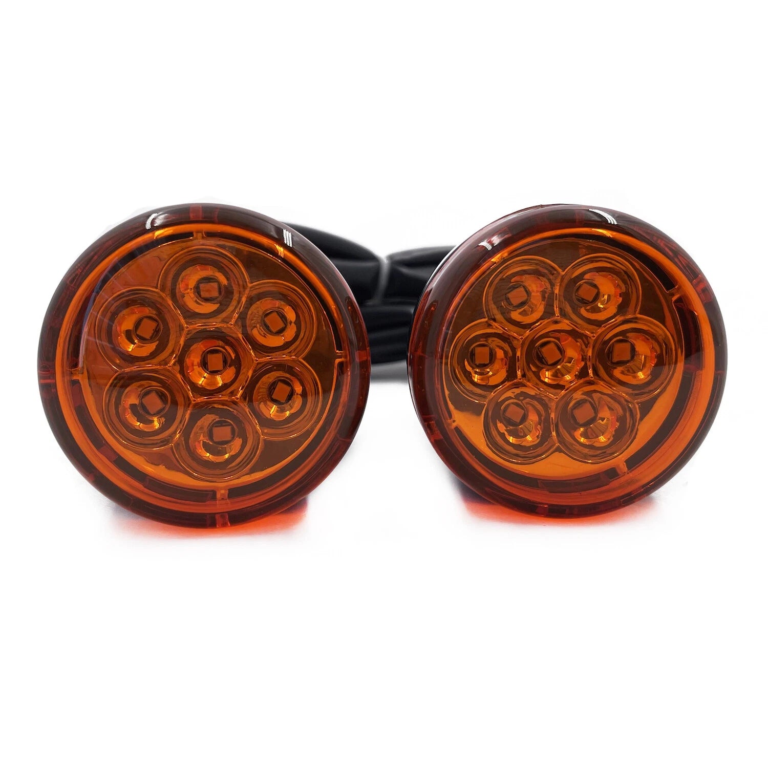 Front Running Brake Turn Signal Light Indicator Amber for Harley Sportster (1992–2023)
