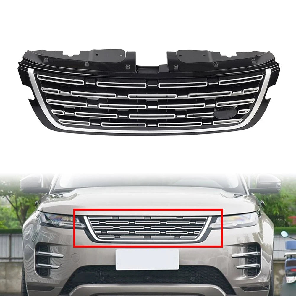 Front Bumper Grille for Land Rover Range Rover Evoque (2023–2023) Silver