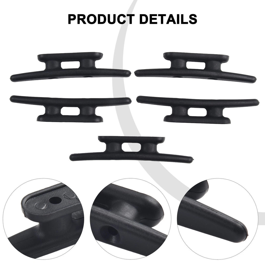 Deck Cleats for Boat Dock Rope (Multipurpose Nylon)