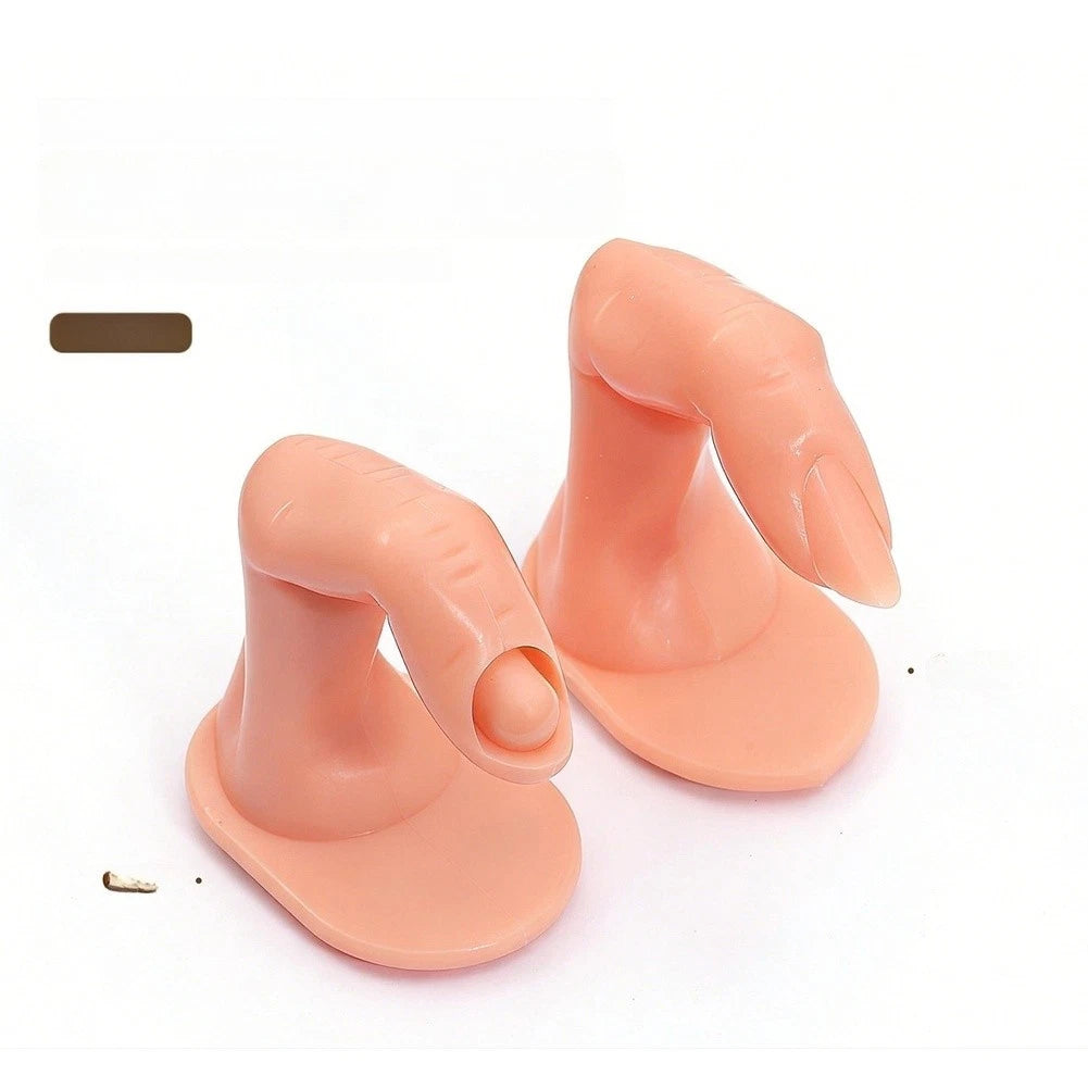 Nail Art Drill Tool with Base for Consistent Technique Practice