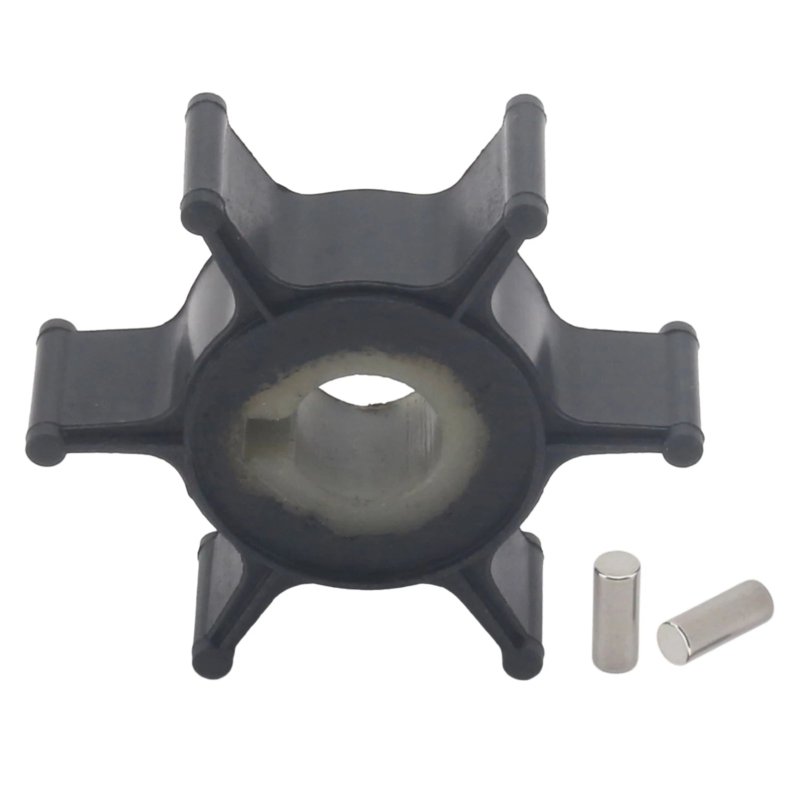 Rubber Impeller & Key Pin for Yamaha 2 HP Engine (Outboard)