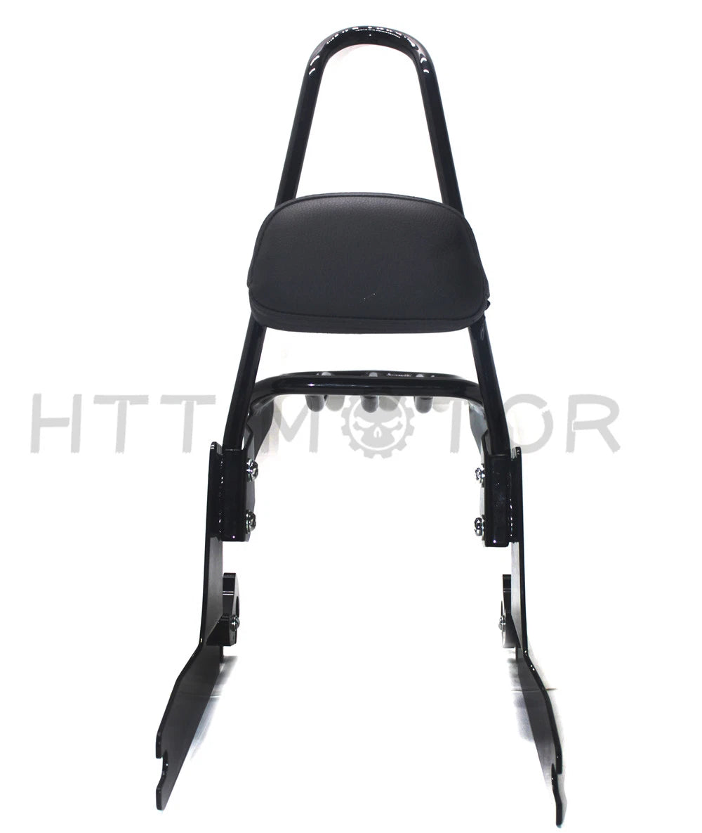 Detachable sissybar backrest luggage rack for Harley Dyna (2007–2016)
