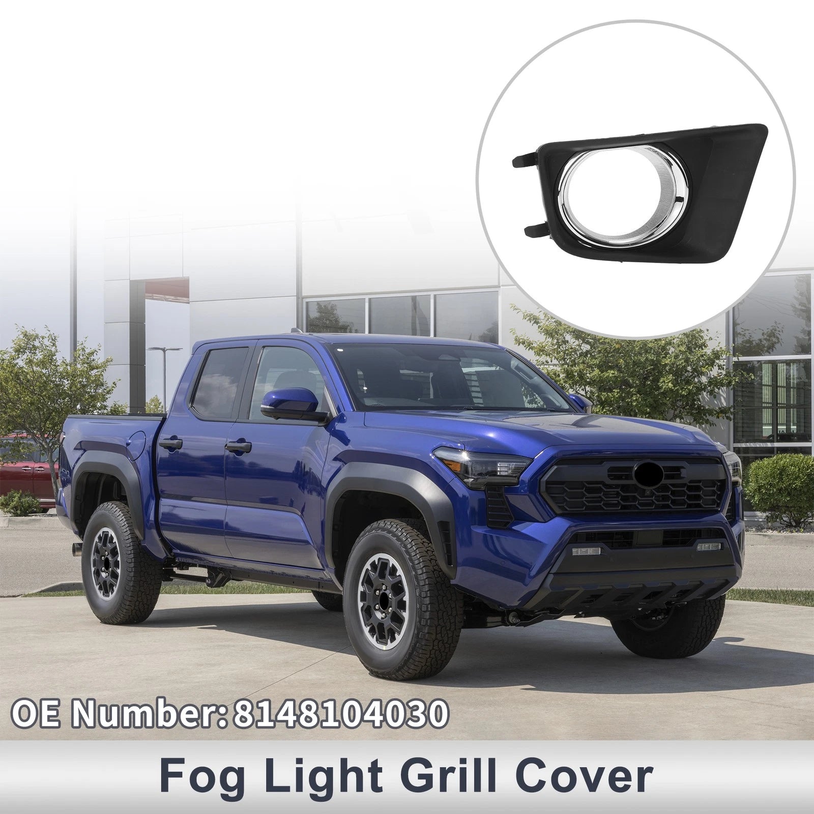 Front Right Fog Light Grill Replacement for Toyota Tacoma (2012–2015)
