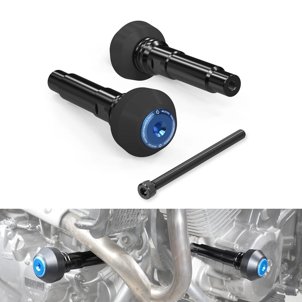 2X Frame Sliders Crash Protector for Suzuki DR650 (1996–2025)