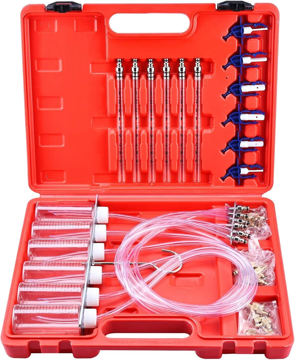 6 Cylinder Diesel Injector Tester Common Rail Adaptor Tool Kit