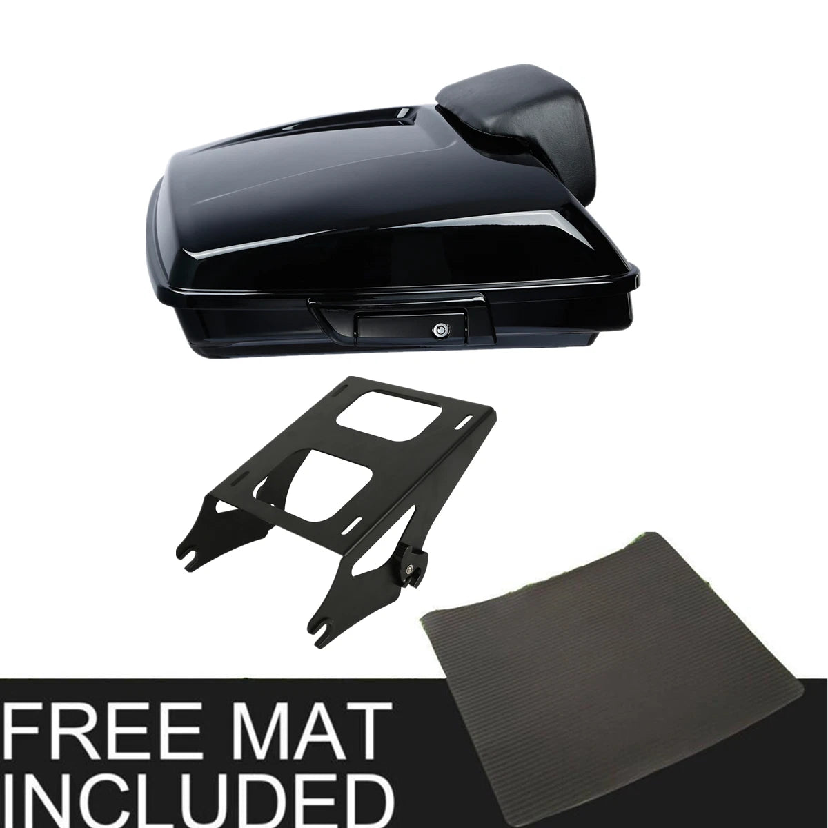 Trunk Pad Mount Rack for Harley Touring Street Road Glide (2014–2026)