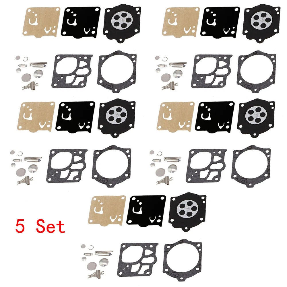 Set of 5 Carburetor Diaphragm Kit K15-WJ for Walbro Weedeater Homelite Stihl