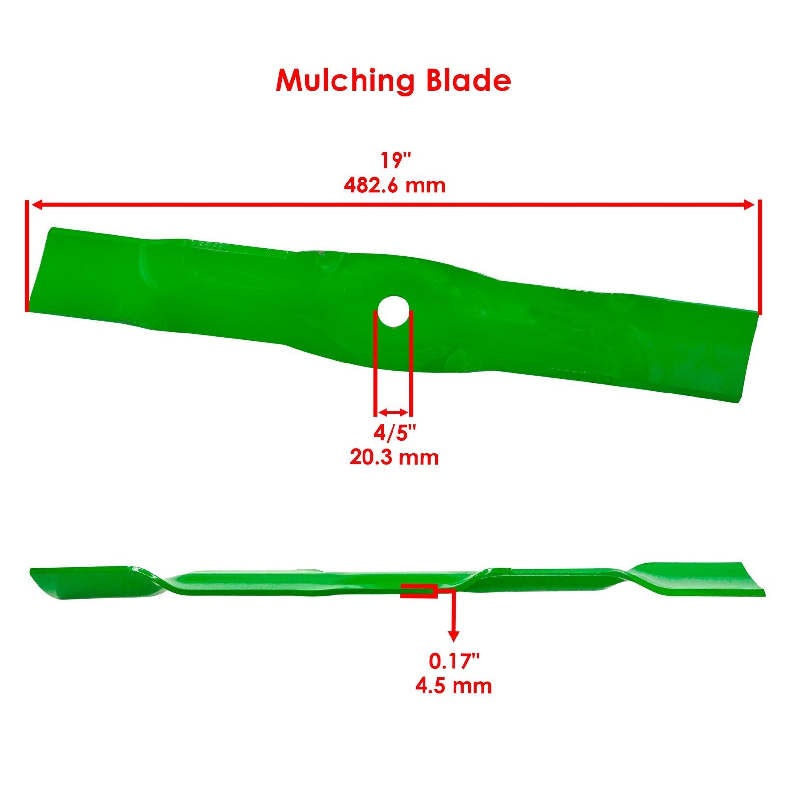 Deck Blade Replacement 54 Inch for John Deere Z425 Z435 Z445 (2005–2018)