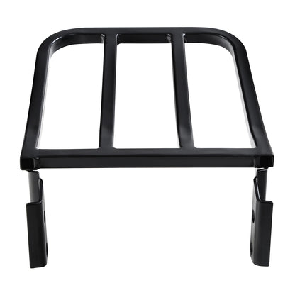 Chrome/Black Sissy Bar Luggage Rack for Harley Softail Sportster Dyna (–2023)