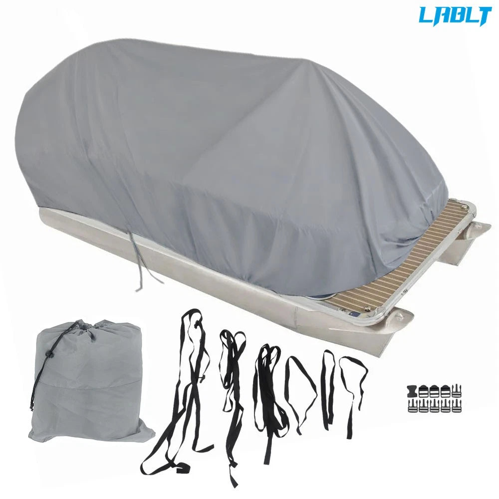 Pontoon Boat Cover for LABLT 21-24FT (Waterproof, Trailerable, Beam Width Up to 102'')