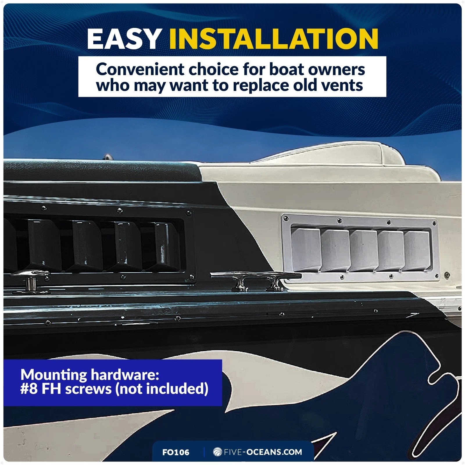 5-Slotted Louvered Ventilators for - FO106