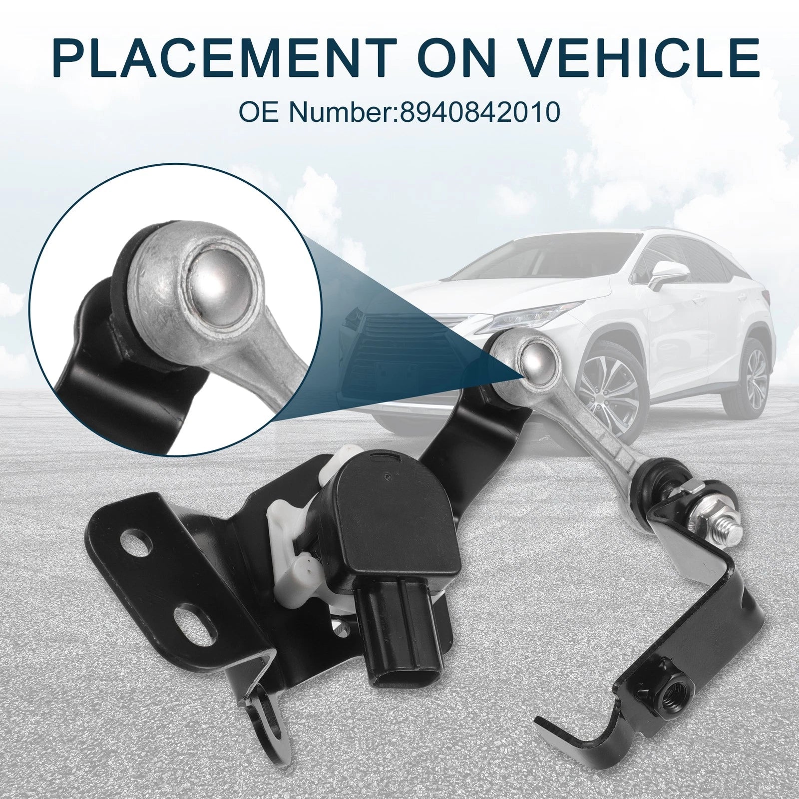 Air Suspension Ride Height Level Sensor for Lexus NX200t 2015–2017