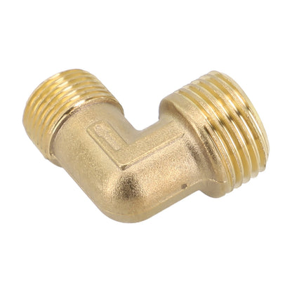 Brass Air Compressor Fittings Elbow Coupler 20.516.5mm Male Thread