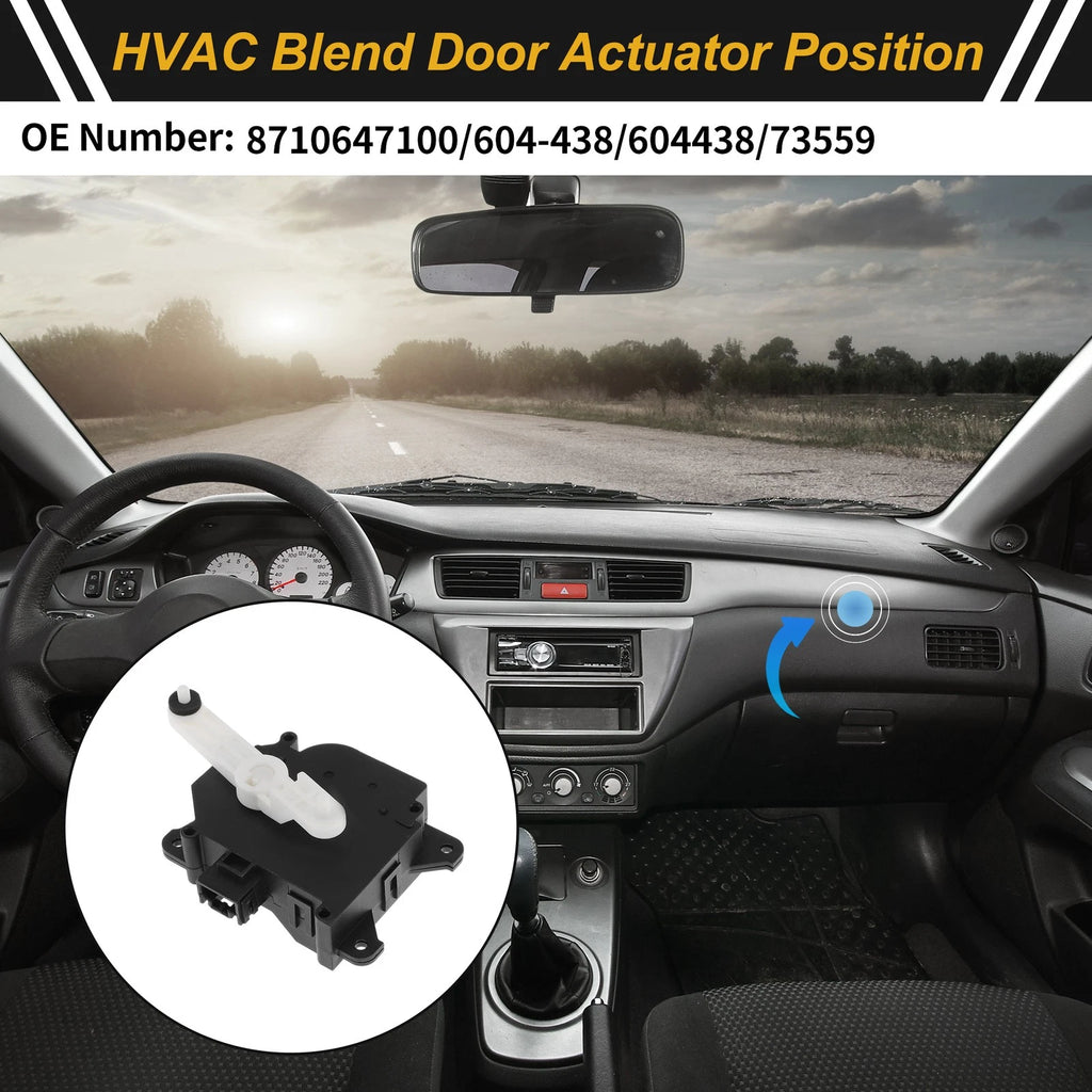 HVAC Heater Blend Door Actuator Replacement for Toyota Prius (2004–2009)