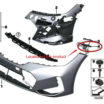Left Front Bumper Grille Bracket for BMW G20 G21 G28 (2019–2023) 51117422251