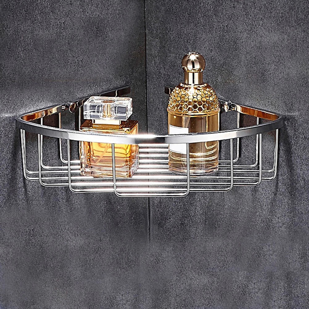 304 Stainless Steel Corner Shower Rack for Bathroom