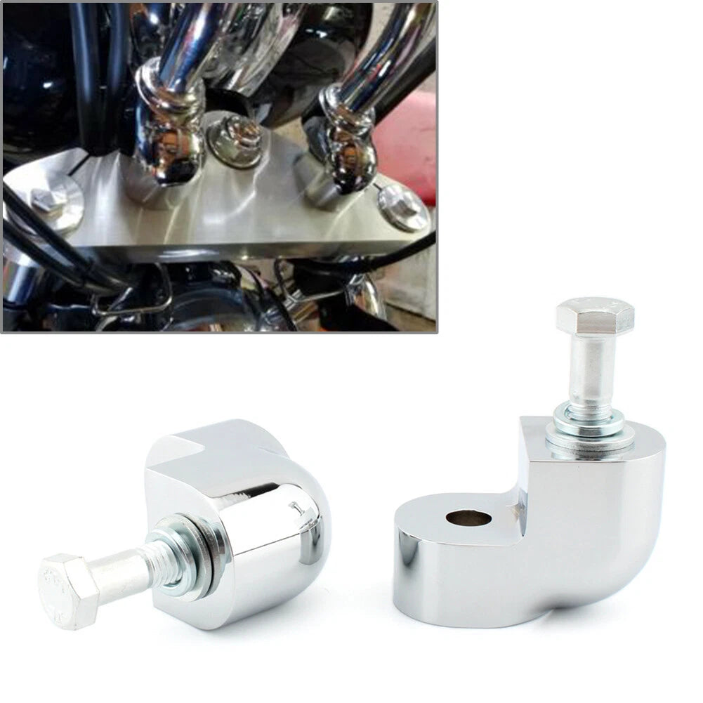 Handlebar Riser Bar Clamp Kit Chrome for Honda VTX1300C (2004–2009)