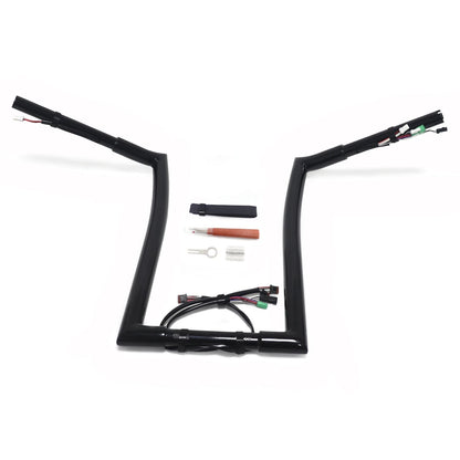 14" Prewired Ape Hanger Handlebar for Harley Road King FLHR FLHRC (2014–2015)