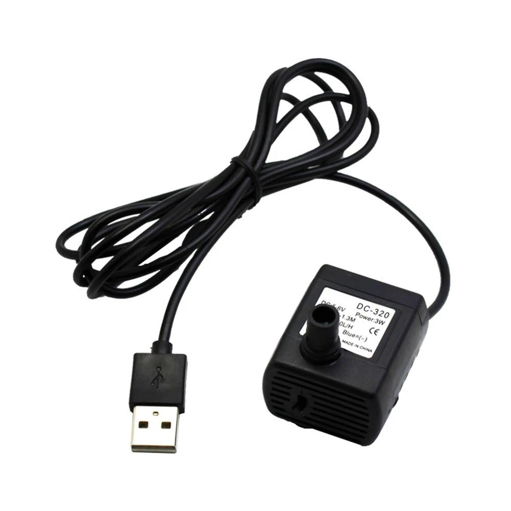 USB Powered Fountain Pump Kit for Water Features