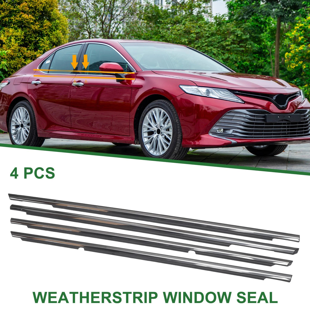 4Pcs Window Weatherstrip Seal Replacement for Toyota Camry (2002–2006)