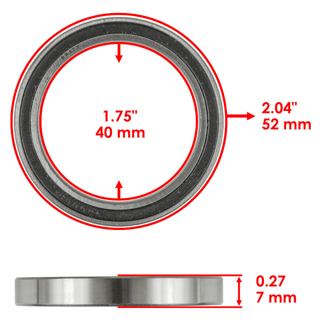 Ball Bearing 6808RS Replacement for Can-Am Maverick 1000 (2013–2019)