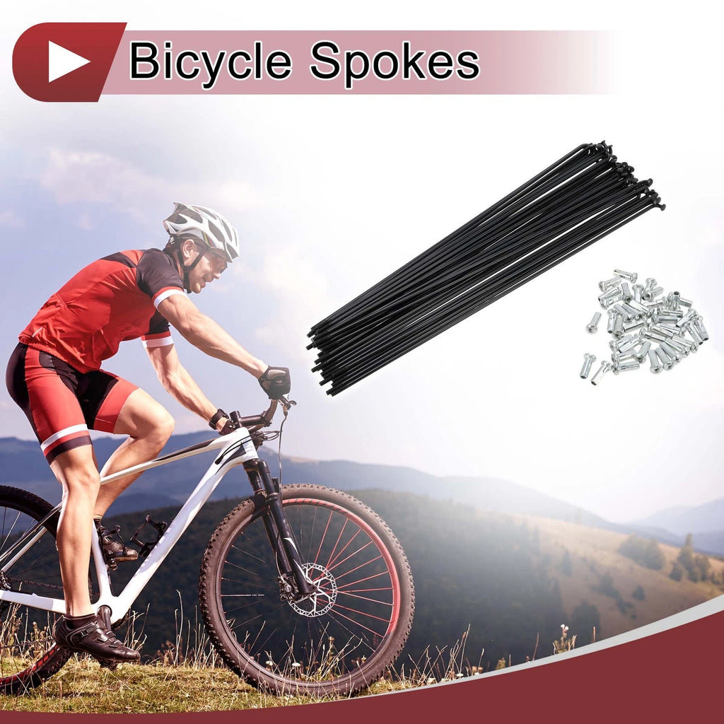 13G Bicycle Spokes 219mm Front Wheel Set for Universal Bike (All Years)