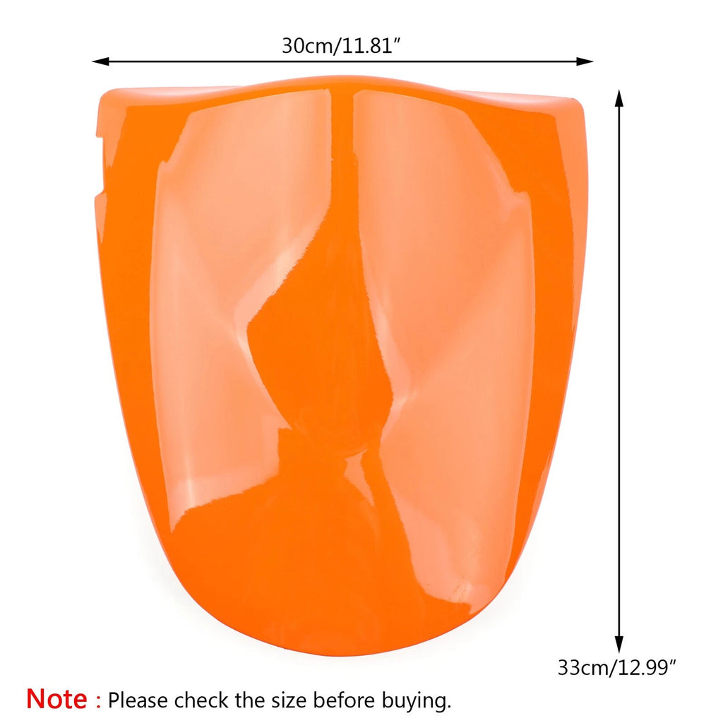 Rear Seat Cover Cowl for Kawasaki ZX6R (2003–2004), Z750, Z1000 (2003–2006) Orange