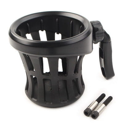 Handlebar Cup Holder for Harley (Universal, Matte Black)