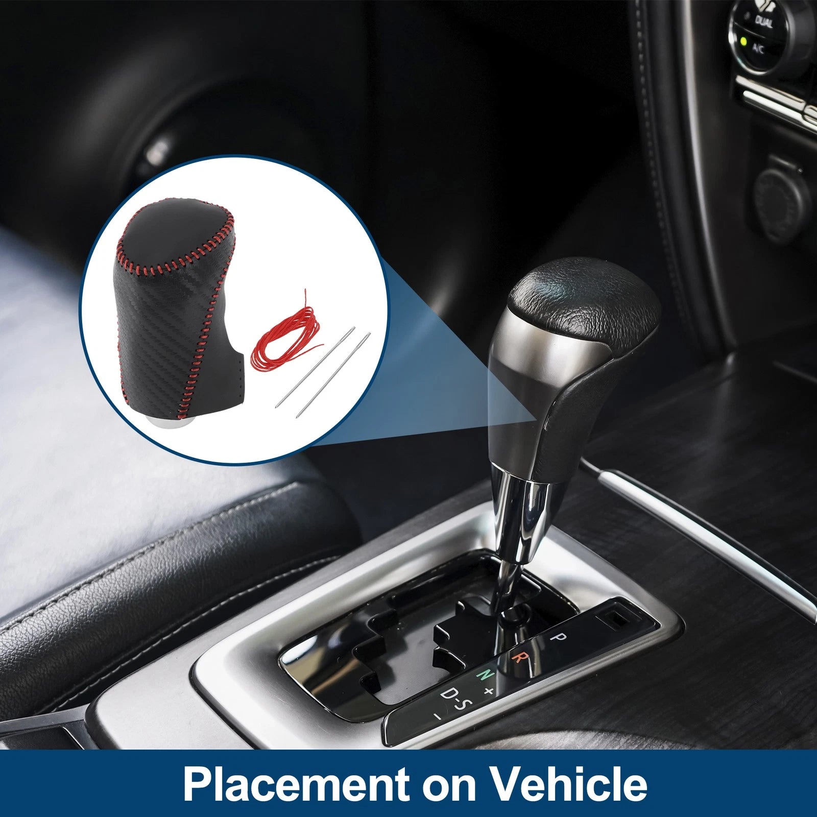 Gear Shift Knob Cover Replacement for Chevrolet Malibu (2016–2020)