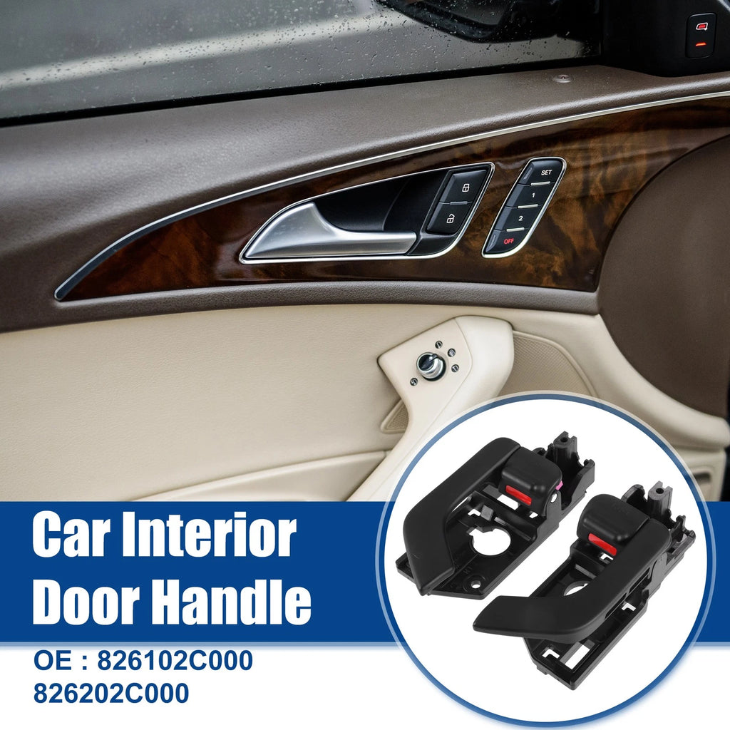 Interior Door Handle Front Left Right Replacement for Hyundai Tiburon (2003–2008)