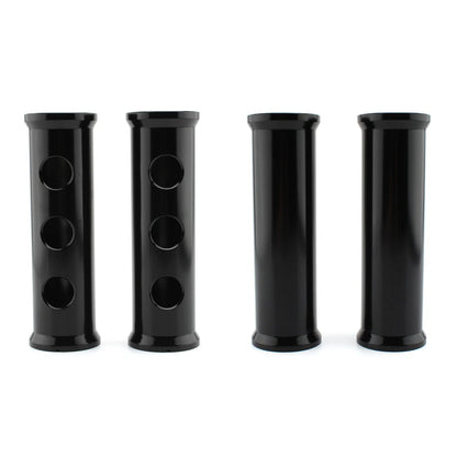 2 Pcs Front Fork Cover for Harley 883 1200 (2000–2021) Aluminum Black