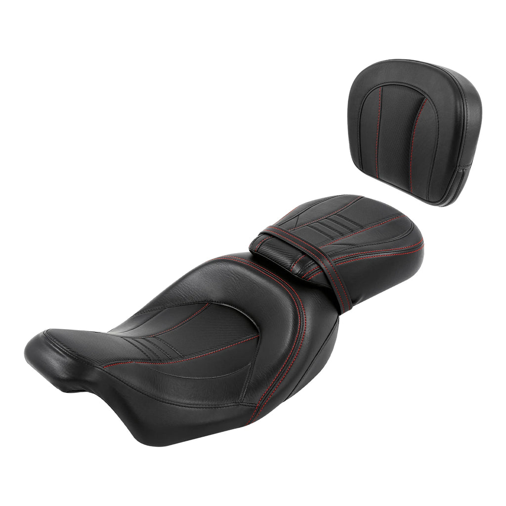 Driver & Passenger Seat with Backrest for Harley Davidson Touring (2009–2023)