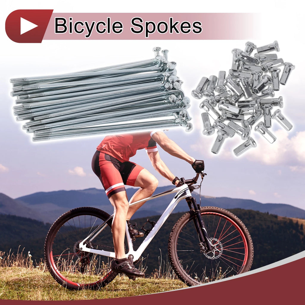 Bicycle Wheel Spokes Set 92mm Galvanized Steel for 45G (2005–2015)