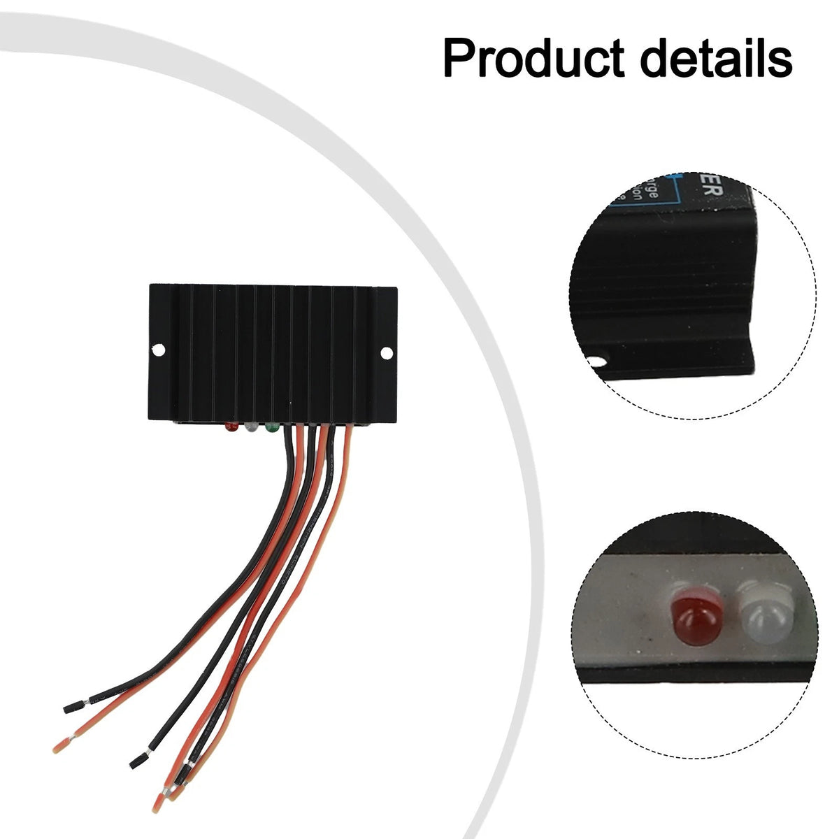 Solar Panel Charge Controller for Outdoor Use (IP68 Waterproof)
