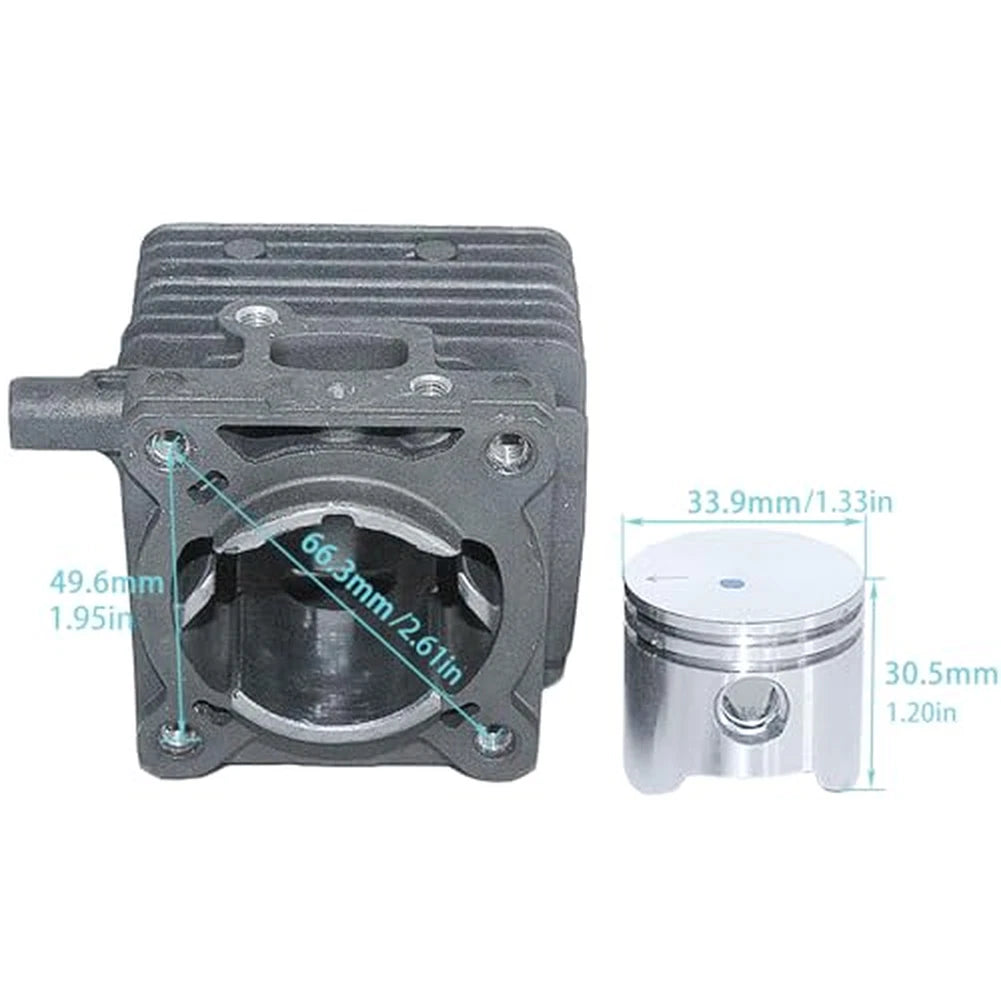 Copper Cylinder Kit 34mm for FS75 FS85 Trimmer (Piston Muffler Assembly)