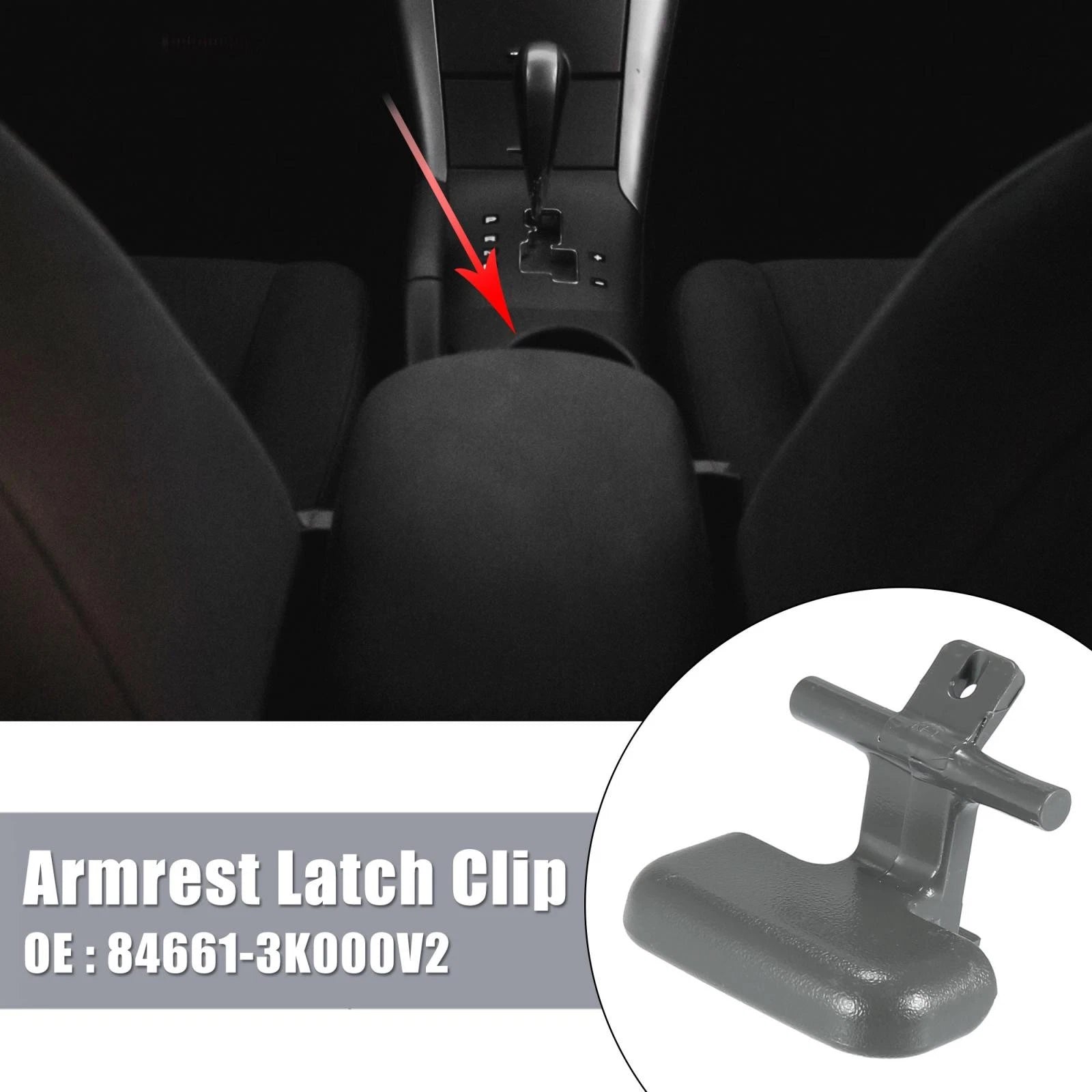 Car Armrest Latch Clip Replacement for Hyundai Sonata (2009–2010)