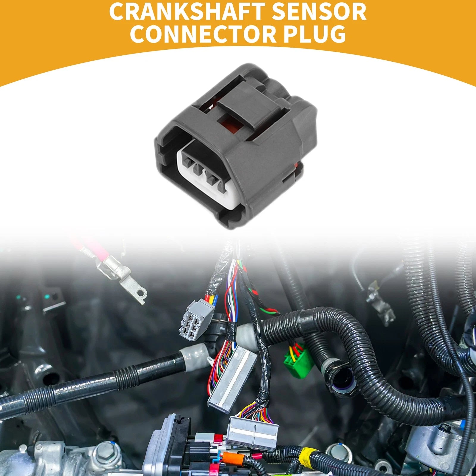 Crankshaft Sensor Connector Plug 2 Pin for Toyota (1 pc) (2005–2015)