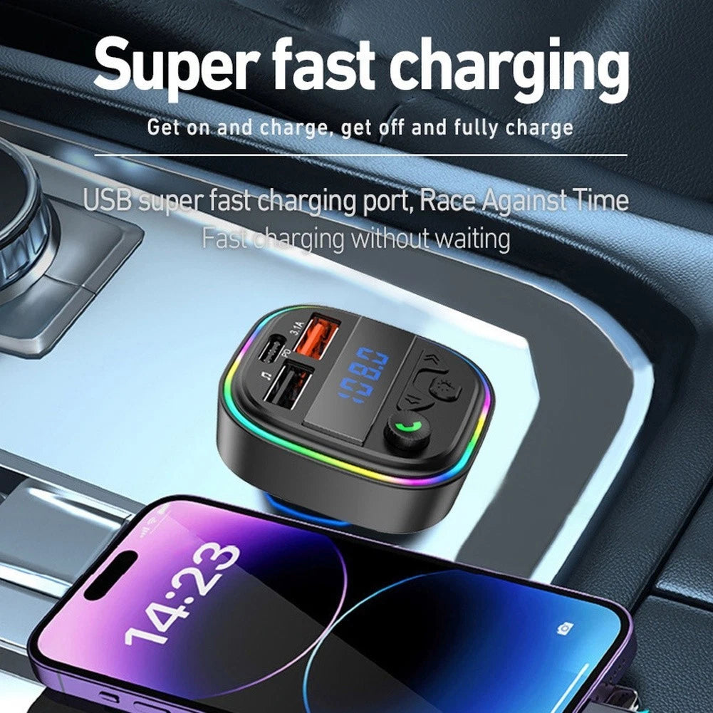Wireless Car MP3 Player with FM Transmitter for Universal Use (2010–2023)